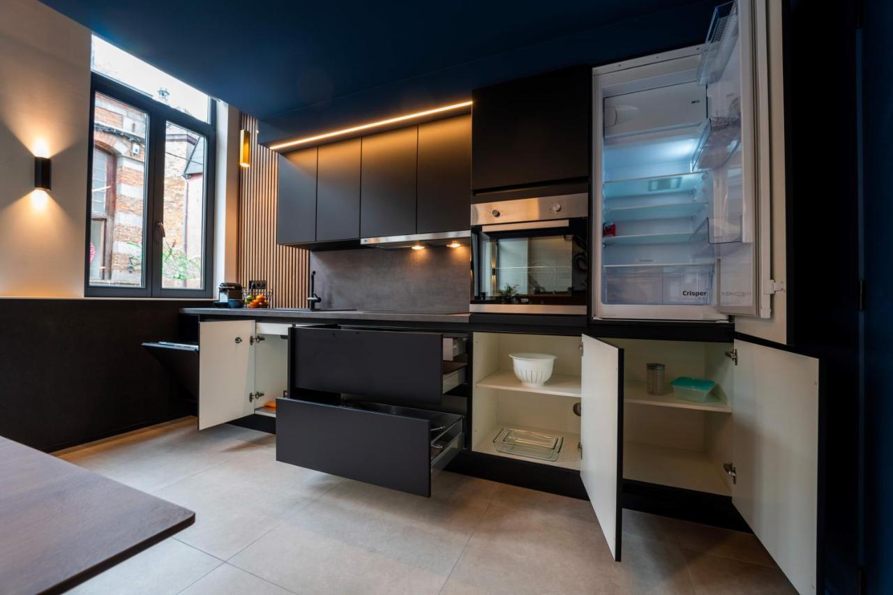 Atypique Loft Mons City Center Bagian luar foto